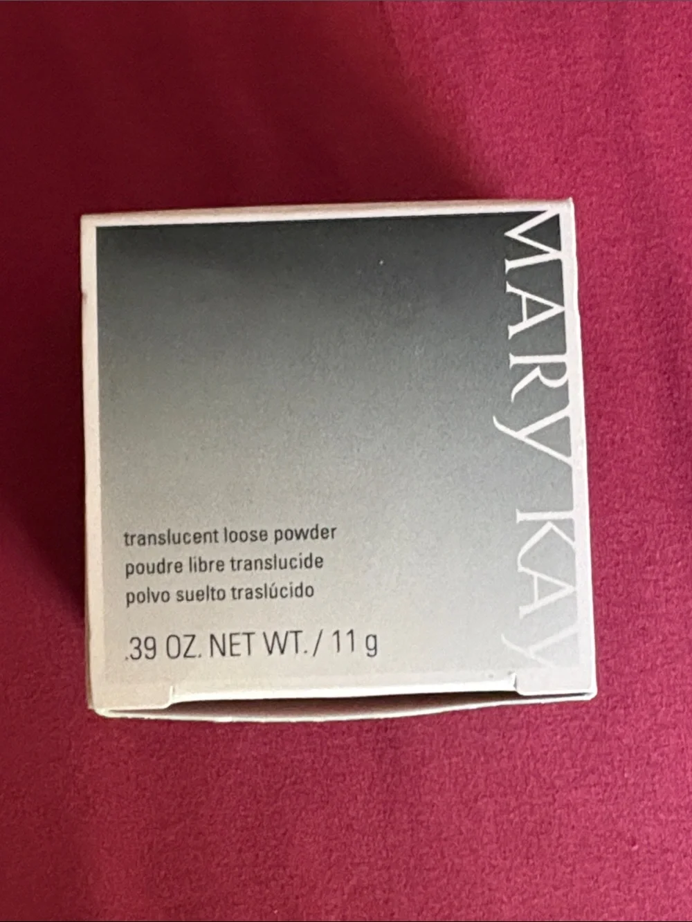 Mary Kay Translucent Loose Powder - White and Black Packaging